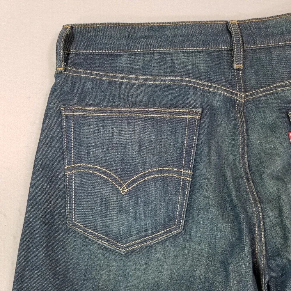 Levi's 511 jeans men's 36x32 slim straight blue denim pants